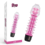 Vibrator GLOSSY - Axel, pentru stimulare intensa, roz, 14 cm